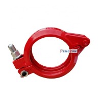 DN125 quick pipe clamp for concrete pump pipe